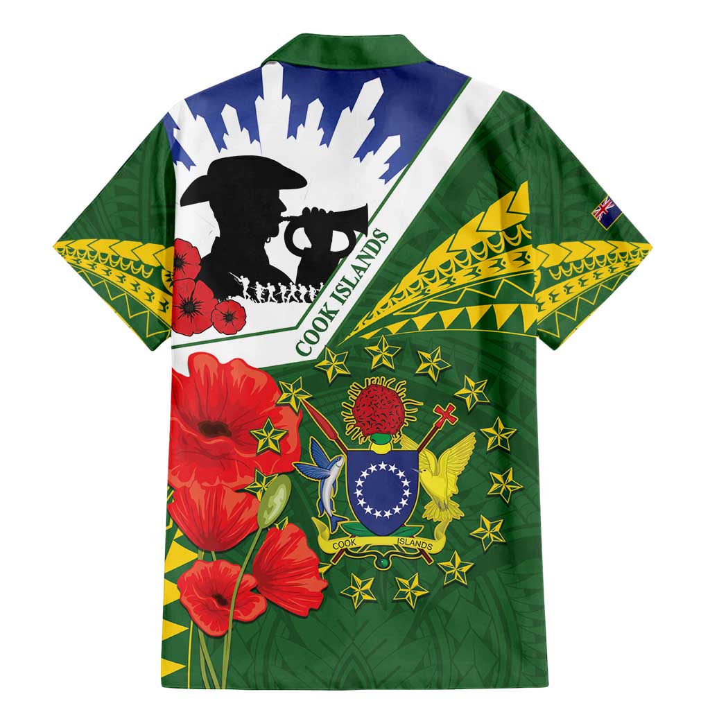 Cook Islands ANZAC Day Family Matching Mermaid Dress and Hawaiian Shirt Last Post Lest We Forget