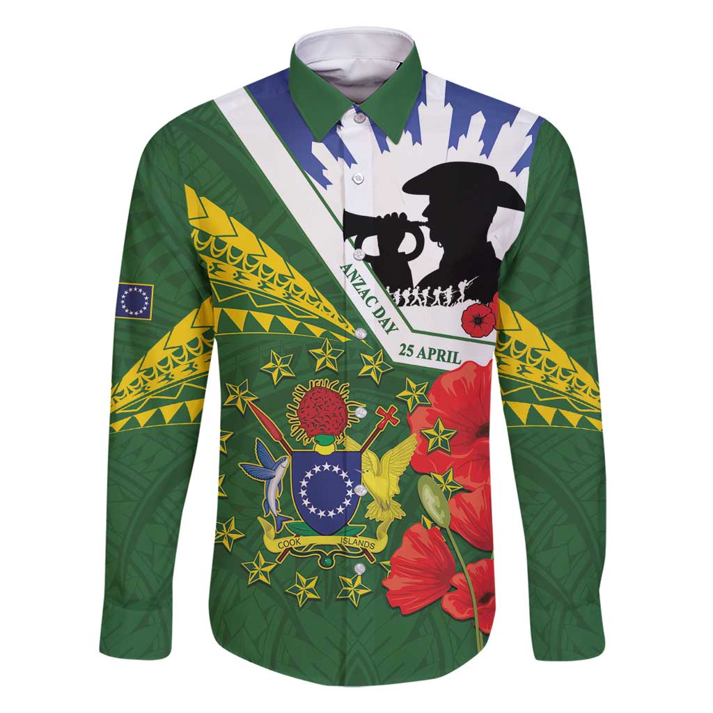 Cook Islands ANZAC Day Family Matching Mermaid Dress and Hawaiian Shirt Last Post Lest We Forget