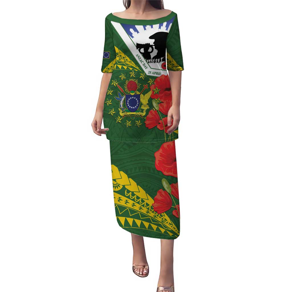 Cook Islands ANZAC Day Puletasi Last Post Lest We Forget