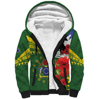 Cook Islands ANZAC Day Sherpa Hoodie Last Post Lest We Forget