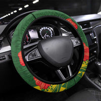 Cook Islands ANZAC Day Steering Wheel Cover Last Post Lest We Forget