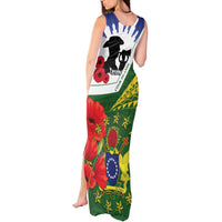 Cook Islands ANZAC Day Tank Maxi Dress Last Post Lest We Forget