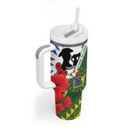 Cook Islands ANZAC Day Tumbler With Handle Last Post Lest We Forget