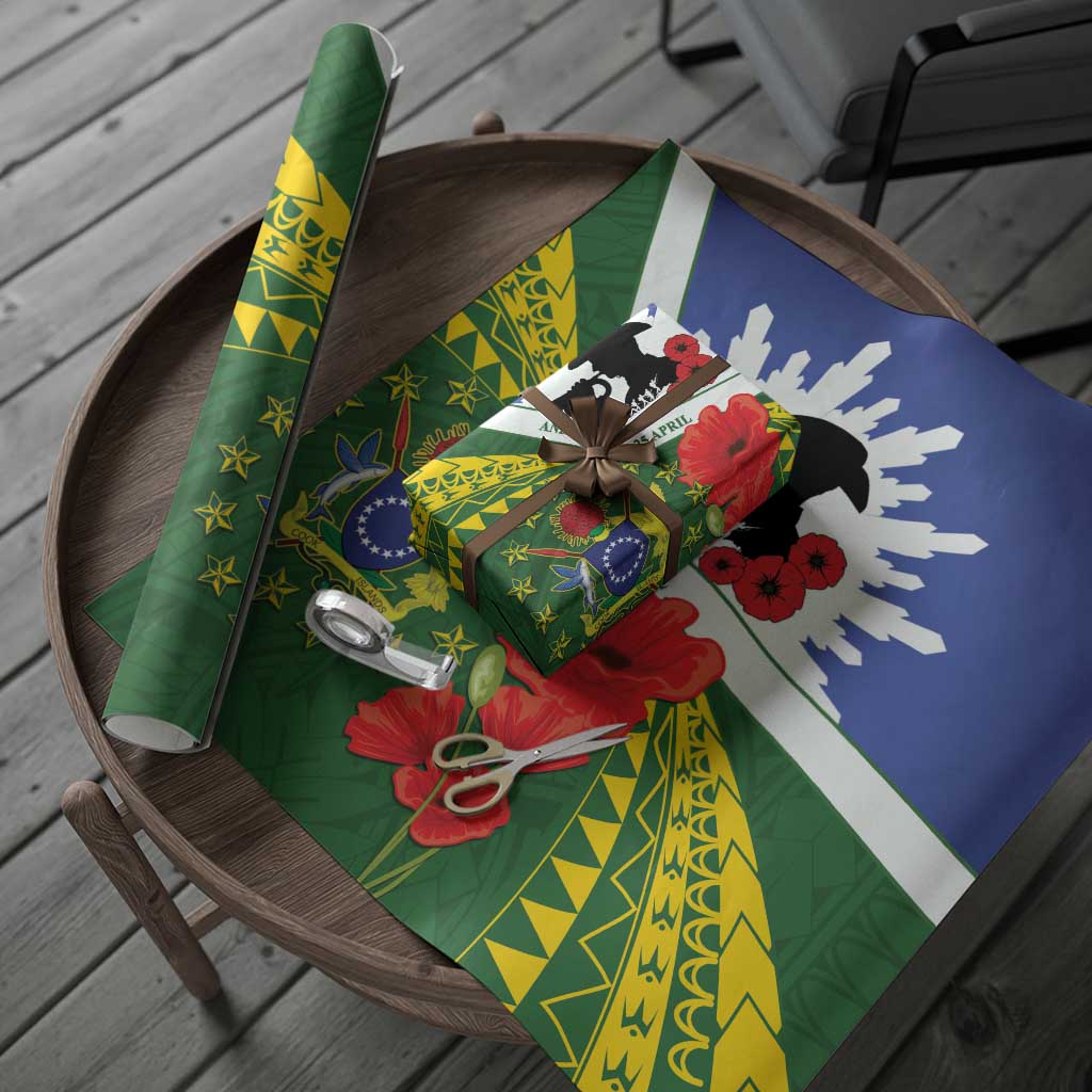 Cook Islands ANZAC Day Wrapping Paper Last Post Lest We Forget - Polynesian Pride