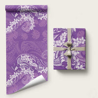 Purple Polynesia Hammerhead Shark Tattoo With Plumeria Lei Wrapping Paper - Polynesian Pride