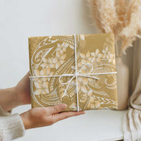 Yellow Polynesia Hammerhead Shark Tattoo With Plumeria Lei Wrapping Paper - Polynesian Pride