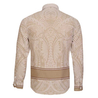 Mauri Ribaberiki Kiribati Family Matching Summer Maxi Dress and Hawaiian Shirt Cowrie Shells Lei Palm Leaf Weaving