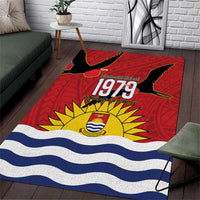Mauri Kiribati Independence Day Area Rug 1979 Proud National Frigatebird