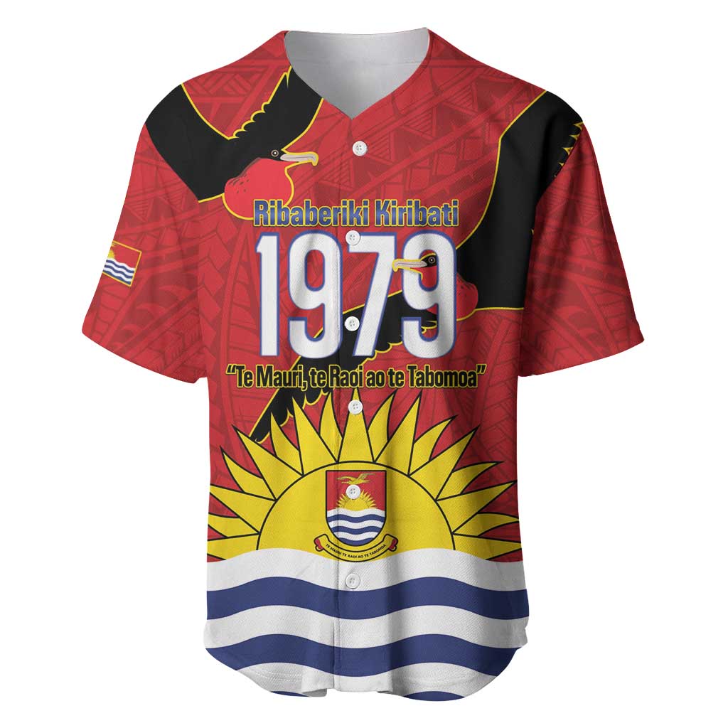 Mauri Kiribati Independence Day Baseball Jersey 1979 Proud National Frigatebird