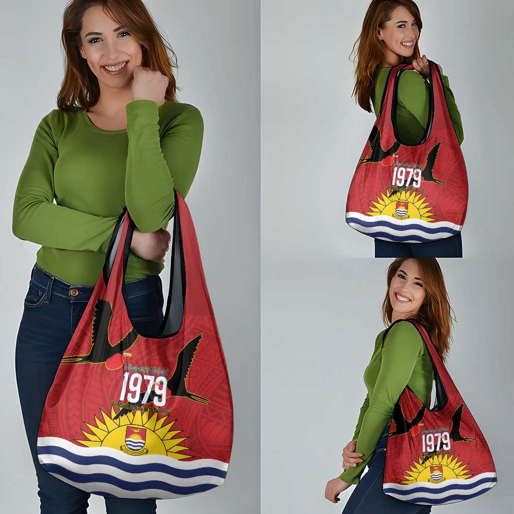 Mauri Kiribati Independence Day Grocery Bag 1979 Proud National Frigatebird LT14 - Polynesian Pride