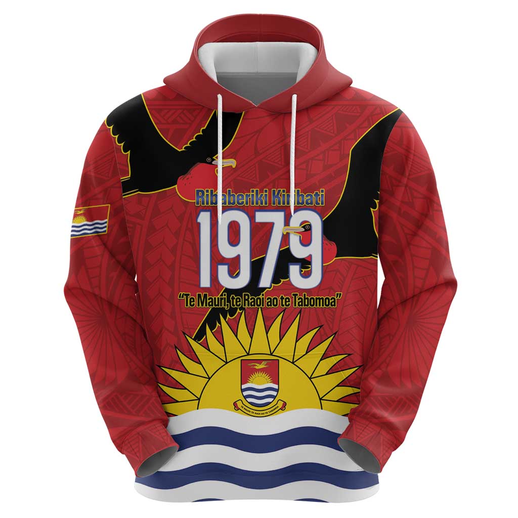 Mauri Kiribati Independence Day Hoodie 1979 Proud National Frigatebird