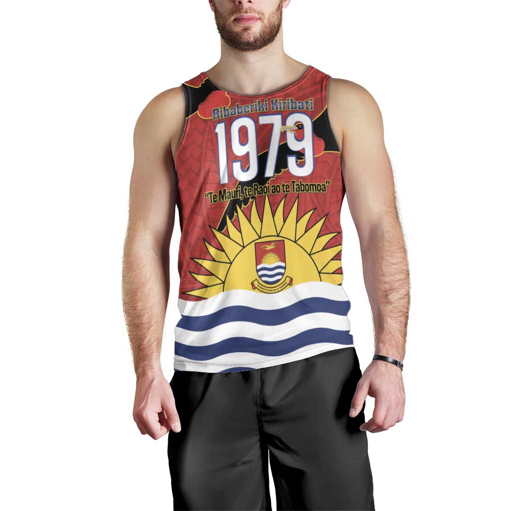 Mauri Kiribati Independence Day Men Tank Top 1979 Proud National Frigatebird