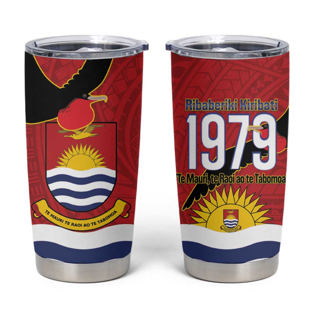 Mauri Kiribati Independence Day Tumbler Cup 1979 Proud National Frigatebird