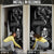 Black Hafa Adai Guam Door Cover Chamorro Latte Stone Hand With Plumeria - Polynesian Pride