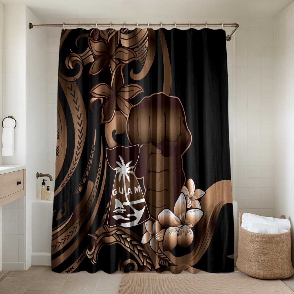 Brown Hafa Adai Guam Bathroom Set Chamorro Latte Stone Hand With Plumeria - Polynesian Pride