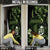 Green Hafa Adai Guam Door Cover Chamorro Latte Stone Hand With Plumeria - Polynesian Pride
