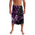 Purple Hafa Adai Guam Lavalava Chamorro Latte Stone Hand With Plumeria