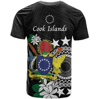Cook Islands Independence Day T Shirt Kuki Airani Tiare Maori Polynesian Pattern - Black LT14 - Polynesian Pride
