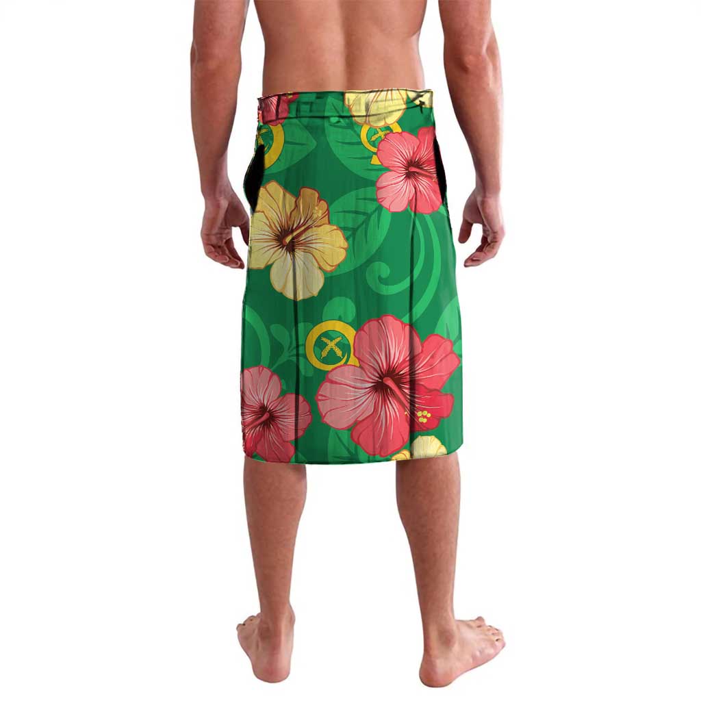 Custom Vanuatu Cricket Lavalava 2024 Tropical Flowers Version