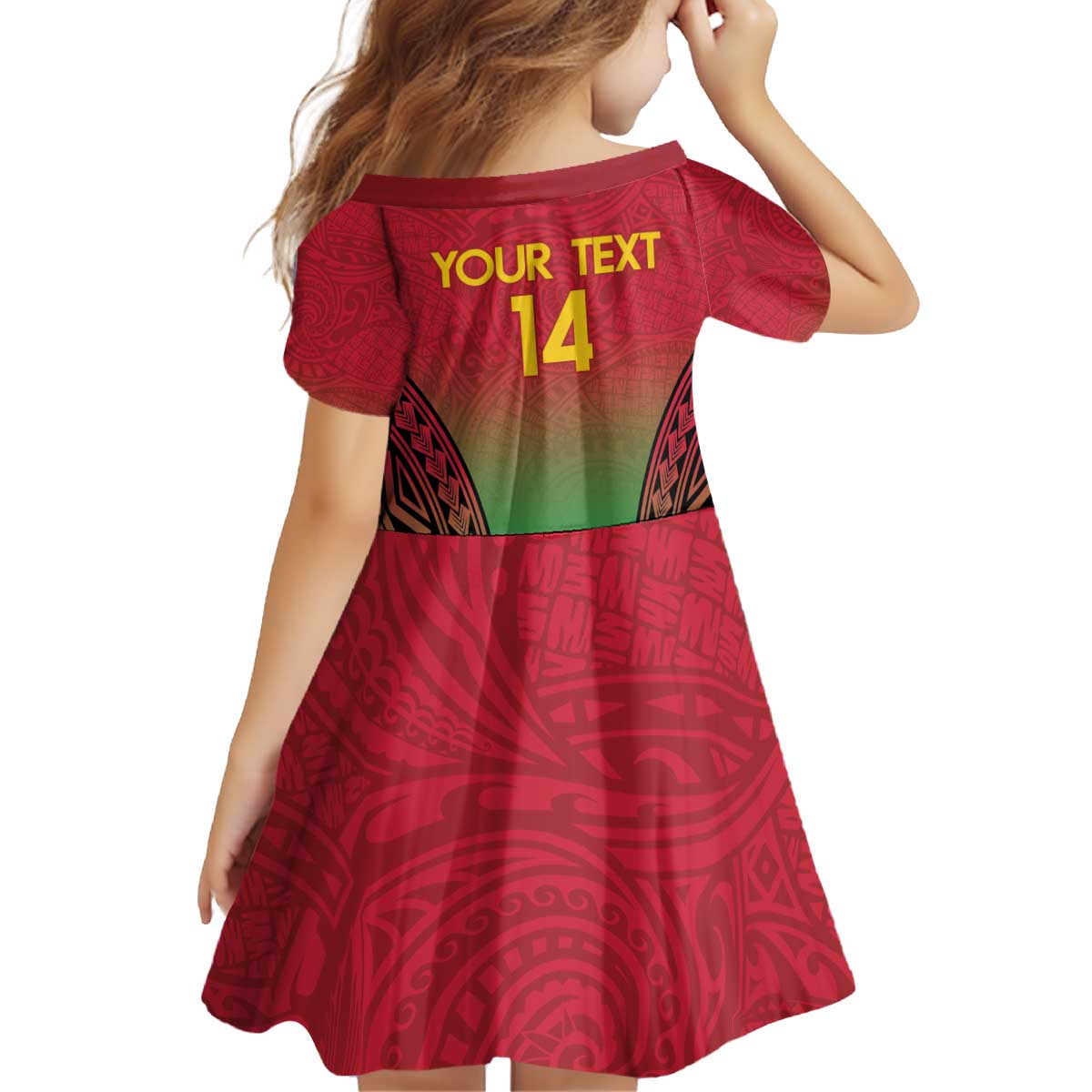 Custom Vanuatu Cricket Family Matching Off Shoulder Short Dress and Hawaiian Shirt 2024 Polynesian Pattern Sporty Style LT14 - Polynesian Pride