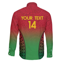 Custom Vanuatu Cricket Family Matching Off Shoulder Short Dress and Hawaiian Shirt 2024 Polynesian Pattern Sporty Style LT14 - Polynesian Pride