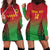 Custom Vanuatu Cricket Hoodie Dress 2024 Polynesian Pattern Sporty Style