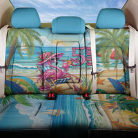Flamingo Aloha Hawaii Back Car Seat Cover It's 5 O’Clock Somewhere Tropical Vibes - Polynesian Pride