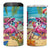 Flamingo Aloha Hawaii 4 in 1 Can Cooler Tumbler It's 5 O’Clock Somewhere Tropical Vibes - Polynesian Pride