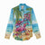 Flamingo Aloha Hawaii Women Casual Shirt It's 5 O’Clock Somewhere Tropical Vibes - Polynesian Pride