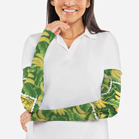 Aloha Hawaii Maia Arm Sleeves Hawaiian Banana Stylized Stamp LT14 - Polynesian Pride