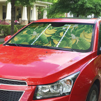 Aloha Hawaii Maia Auto Sun Shade Hawaiian Banana Stylized Stamp LT14 - Polynesian Pride