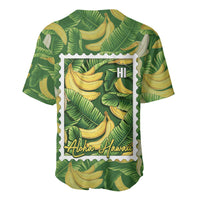 Aloha Hawaii Maia Baseball Jersey Hawaiian Banana Stylized Stamp LT14 - Polynesian Pride