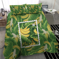 Aloha Hawaii Maia Bedding Set Hawaiian Banana Stylized Stamp LT14 - Polynesian Pride