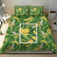 Aloha Hawaii Maia Bedding Set Hawaiian Banana Stylized Stamp LT14 - Polynesian Pride