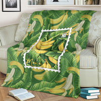 Aloha Hawaii Maia Blanket Hawaiian Banana Stylized Stamp LT14 - Polynesian Pride