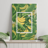 Aloha Hawaii Maia Canvas Wall Art Hawaiian Banana Stylized Stamp LT14 - Polynesian Pride