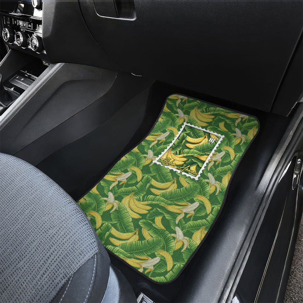 Aloha Hawaii Maia Car Mats Hawaiian Banana Stylized Stamp LT14 - Polynesian Pride