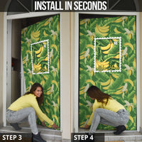 Aloha Hawaii Maia Door Cover Hawaiian Banana Stylized Stamp LT14 - Polynesian Pride