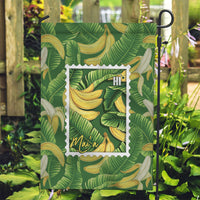 Aloha Hawaii Maia Garden Flag Hawaiian Banana Stylized Stamp LT14 Garden Flag Green - Polynesian Pride