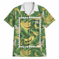Aloha Hawaii Maia Hawaiian Shirt Hawaiian Banana Stylized Stamp LT14 Green - Polynesian Pride