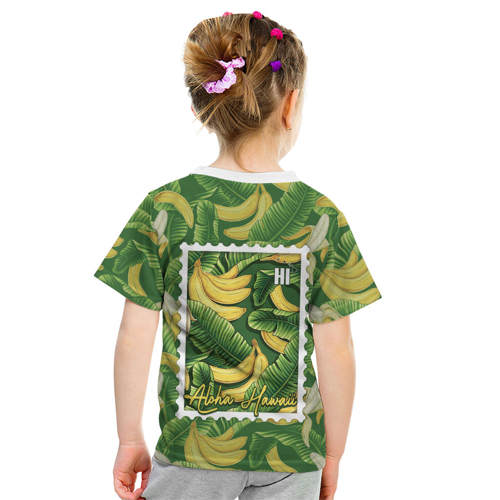 Aloha Hawaii Maia Kid T Shirt Hawaiian Banana Stylized Stamp LT14 - Polynesian Pride