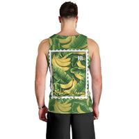 Aloha Hawaii Maia Men Tank Top Hawaiian Banana Stylized Stamp LT14 - Polynesian Pride