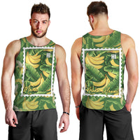 Aloha Hawaii Maia Men Tank Top Hawaiian Banana Stylized Stamp LT14 - Polynesian Pride