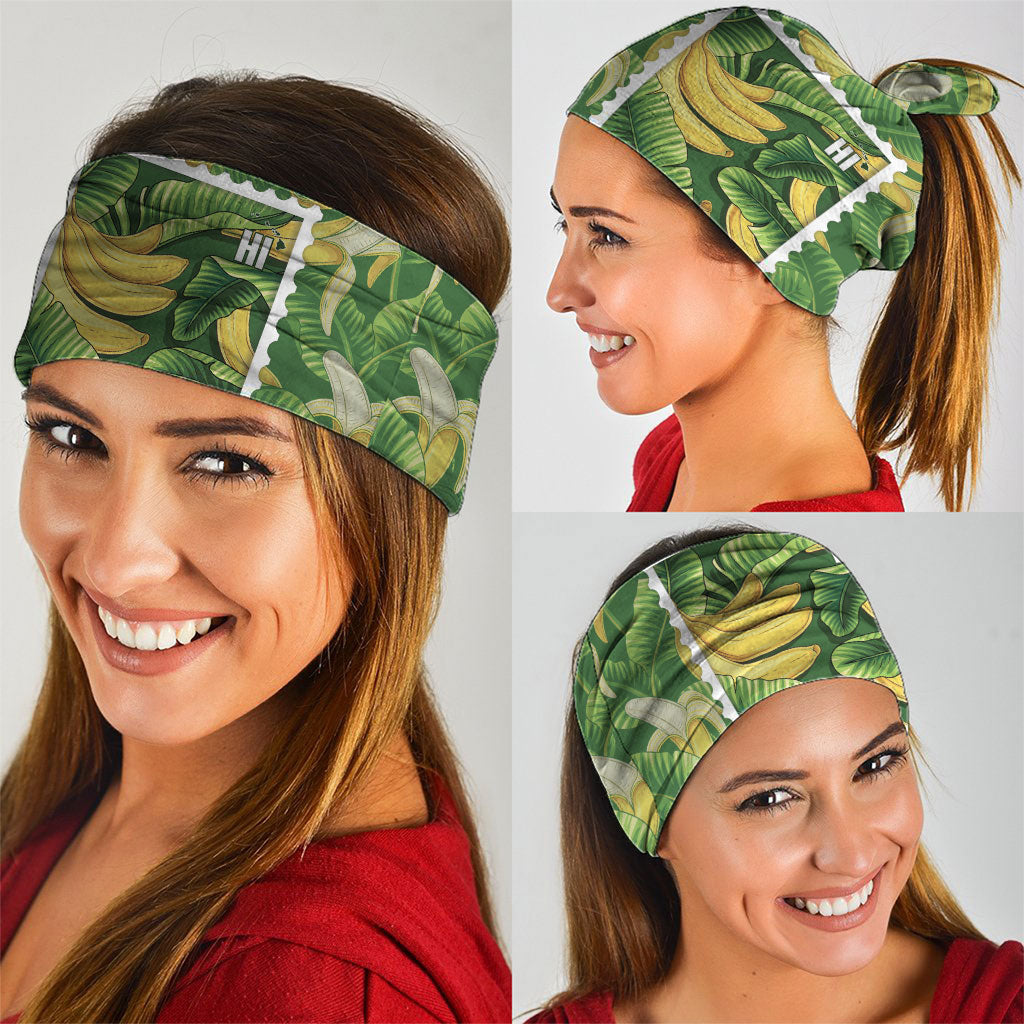 Aloha Hawaii Maia Neck Gaiter Hawaiian Banana Stylized Stamp LT14 - Polynesian Pride