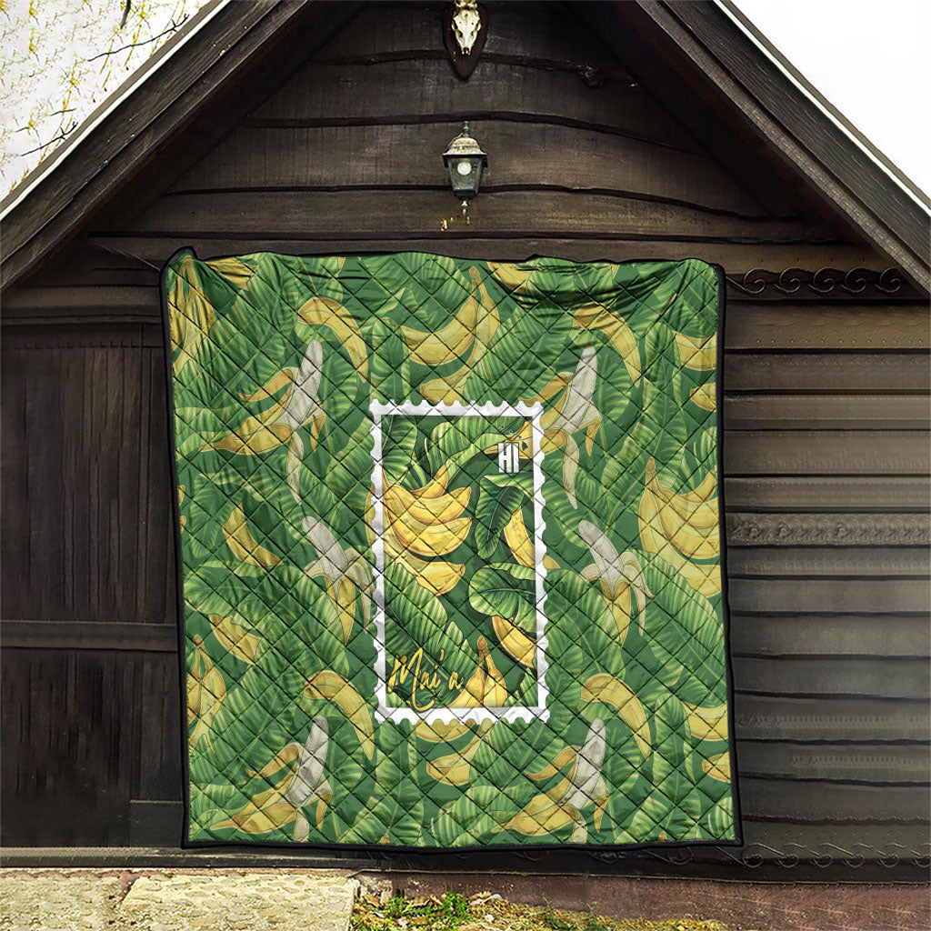Aloha Hawaii Maia Quilt Hawaiian Banana Stylized Stamp LT14 - Polynesian Pride