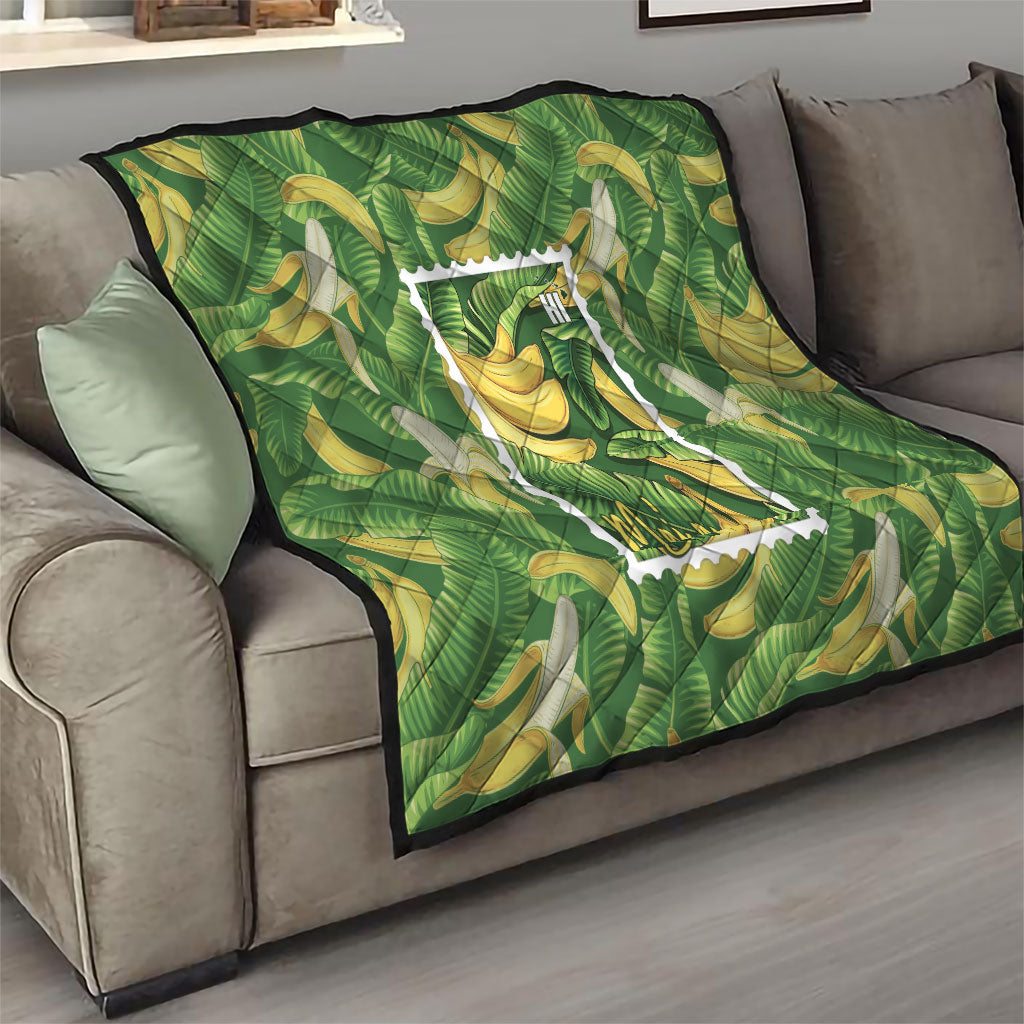 Aloha Hawaii Maia Quilt Hawaiian Banana Stylized Stamp LT14 - Polynesian Pride