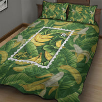 Aloha Hawaii Maia Quilt Bed Set Hawaiian Banana Stylized Stamp LT14 - Polynesian Pride