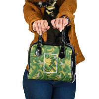 Aloha Hawaii Maia Shoulder Handbag Hawaiian Banana Stylized Stamp LT14 One Size Green - Polynesian Pride