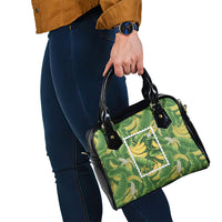 Aloha Hawaii Maia Shoulder Handbag Hawaiian Banana Stylized Stamp LT14 - Polynesian Pride
