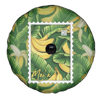 Aloha Hawaii Maia Spare Tire Cover Hawaiian Banana Stylized Stamp LT14 - Polynesian Pride